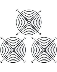 APEVIA G-3140MM Apevia 140mm Black Fan Grill 3 in 1 Pack - Retail