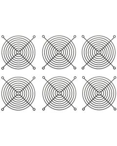 Apevia G-120MM-6 120mm Fan Grill (6-pk)