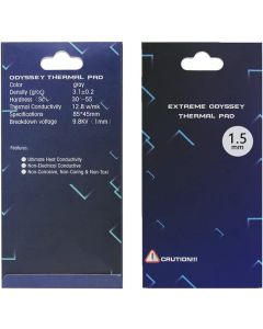 Thermal Pad 12.8 W/mK, 85x45x1.5mm, Non Conductive Silicone Thermal Pads for Laptop Heatsink/GPU/CPU/LED Cooler (1.5mm)
