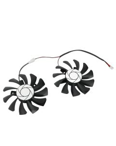 75MM HA8010H12F-Z 2Pin GTX1050 Graphics Card Cooling Fan for MSI GTX 1050 Ti 4GT OC Video Card Cooler