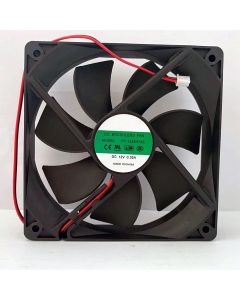 PY-1225H12S DC Fan DC12V 0.35A 120mm L120mm W25mm H 2-Wire Cooling Fan