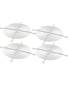 Saim 4 Pcs 120mm Metal Axial Cooling Fan Finger Guard Protective Grill for PC Ventilator