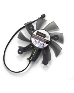inRobert FD8015U12S 75mm 4Pin Graphic Card Fan Replacement for ASUS HD7770 HD7750 EAH5830 Video Card Fan