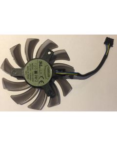 75mm Video Card Fan Replacement for nVidia/ATI/AMD Video Cards (Mounting Hole distance 40mm, 4-pin power line)